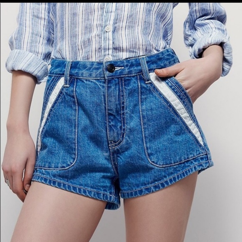 Free people high waisted shorts sz 31